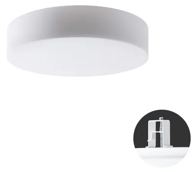 Image de OSMONT ERI67156 ERIS V4 plafonnier/mural verre semi-permanent blanc IP44 3000 K 35W LED DALI