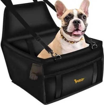 Obrázek produktu pro PURLOV 20973 Autosedačka pro psa 40 x 30 x 40 cm černá