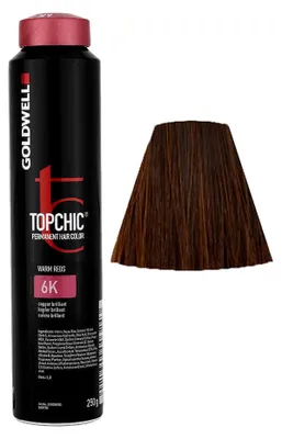 Produktbild von Goldwell Topchic The Reds, Kastanienbraun, 6K, Copper Brilliant, Unisex, 250 ml, Alle Haare