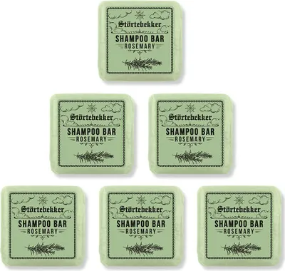 Produktbild von Festes Shampoo Rosmarin - 100g – 6x 100g
