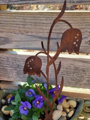 Produktbild von Edelrost Stecker Schachbrettblume