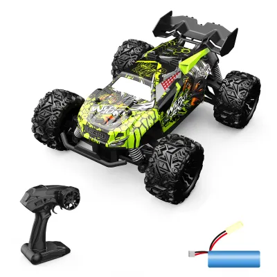 Obrázek produktu pro Dálkově ovládané auto, měřítko 1:20, 2,4 GHz rádiové dálkové ovládání, pohon všech kol, vysokorychlostní terénní vozidlo, hračka, zelená barva