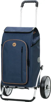 Produktbild von ANDERSEN Einkaufstrolley - Royal Shopper Folke blau 61 L Freizeit, Handwagen, Thermo, Aluminium, klappbar, Kugellagerrad
