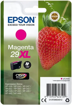 Image de Encre originale EPSON 29XL pour Expression Home XP-235 magenta