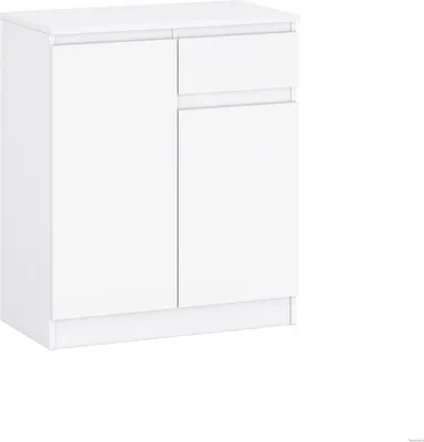 Produktbild von Kommode 2d 1s für Schlafzimmer Ankleidezimmer Wohnzimmer weiß