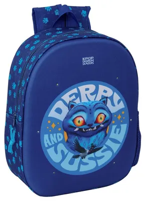 Produktbild von Safta K-pop Demon Hunters Derpy 8.64l Rucksack Blau  Kinder Blau One Size