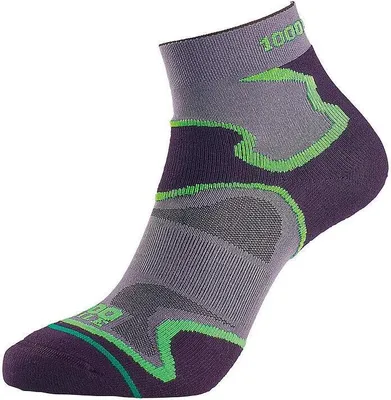 Image de 1000 Mile - Chaussettes "Fusion" pour femmes RD1062 (S) (Gris/Noir/Vert)