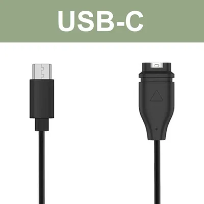 Produktbild von Bandz Garmin USB-C Ladegerät geeignet für Garmin Vivoactive 3 / 4 / 5 / Venu (SQ) 2 / 2s / 2 Plus / Venu 3 / 3s / Fenix 5 / 5s / 5x / Fenix 6 / 6s / 6x / Fenix 7 / 7s / 7x / Fenix 8 / Forerunner 55 / 165 / 245 / 255 / 265 / Instinct
