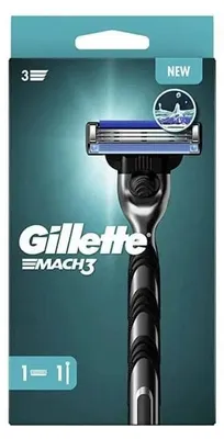 Produktbild von Gillette Mach-3 Systemrasierer für die Nassrasur