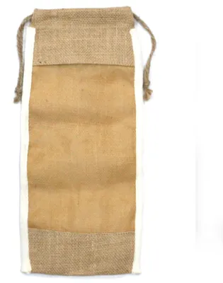 Imagen del producto de Bolsa Larga de Yute Lavada - 35x15cm
