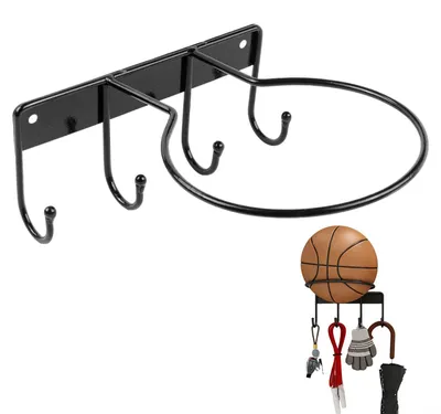 Produktbild von Bollenträger mit 4 Haken zur Wandmontage