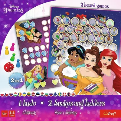 Produktbild von TREFL Disney Princesses Spiele, 2in1: Mann, sei nicht böse