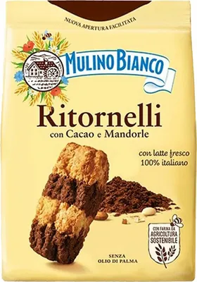 Produktbild von MULINO BIANCO Ritornelli - Kakao-Mandel-Kekse 700g x 12 Pack