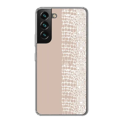 Produktbild von MuchoWow® Handyhülle Schutzhülle Hülle für Samsung Galaxy S22 Plus Schlange - Design - Rosa Silikon Softcase Handy Hülle - Schutzabdeckung