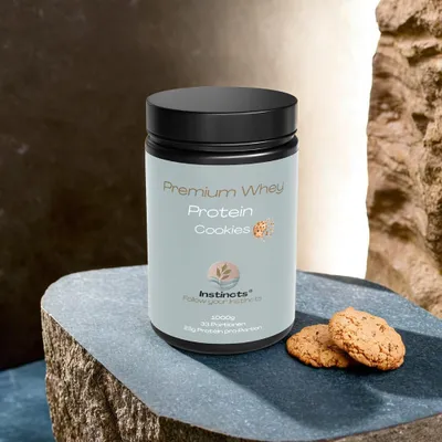 Produktbild von Instincts, Premium Whey Protein Cookies - 1.000g