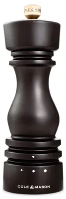 Imagen del producto de Cole & Mason H233120, Molinillo de sal, Negro, 60 mm, 60 mm, 180 mm, 240 g