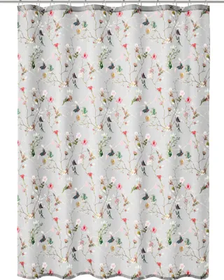 Produktbild von Kleine Wolke Duschvorhang Textil FLORES Multicolor 180 x 200 cm