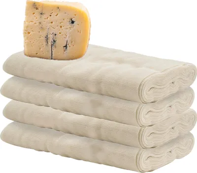 Obrázok produktu pre CANDeal 4-Pack 4 Yard Grade-90 syrové plátno, 100% nebielené bavlnené mušelínové plátno na cedenie filtrov vína piva, pary, ovocia a mlieka doma