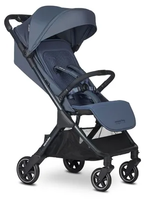 Produktbild von Easywalker Jackey NXT Buggy – leicht & kompakt, automatisch faltbar, 4-Rad-Federung, UPF 50+, inkl. Regenverdeck, Deep Blue