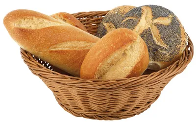 Obrázok produktu pre Assheuer a Pott bufetový kôš okrúhly košík na chlieb z polyratanu 39 cm