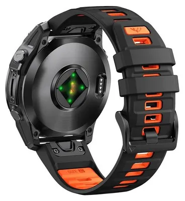 Productafbeelding van Horlogeband 22 mm - siliconen - comfortabel en duurzaam - geschikt voor Garmin - Vemera