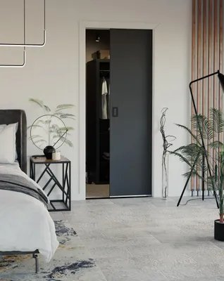 Produktbild von KIER FURNITURE Schiebetüren Evo Belmo + Kassette und Rahmen 100cm, Eiche Craft Gold