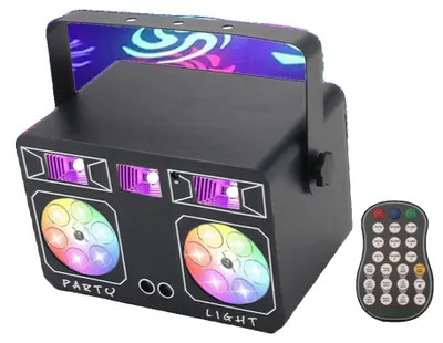 Imagen del producto de Focos escénicos, efectos de color RGBW, control DMX, estándar europeo