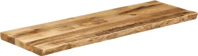 Produktbild von vidaXL Tischplatte mit Baumkante 140x40x3,8 cm Raues Mango Massivholz