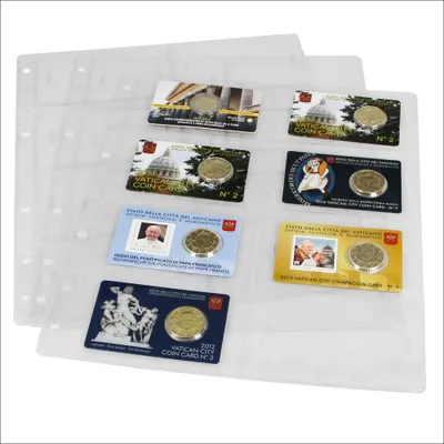 Produktbild von Coin Cards Ergänzungsblätter zu Album Nr. 7570, 5 St.