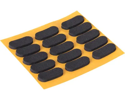 Produktbild von Tarrox Anschlagpuffer selbstklebend schwarz 9x20 mm 30 Stück