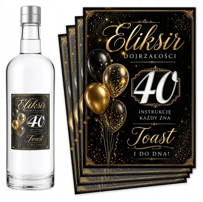 Produktbild von Flaschenetiketten Geburtstag 18 20 30 40 50 60 70 - 8 St.
