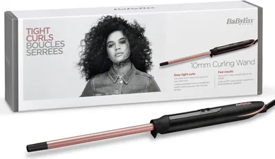 Produktbild von BaByliss Tight Curls, Lockenstab, Warm, Tasten, Gerade fassförmig, Alle Haare, Lang, Medium, Kurz
