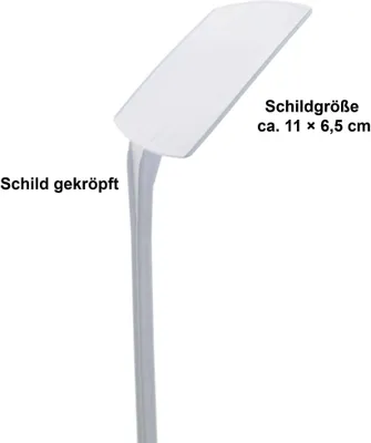 Produktbild von 9 Pflanzenschilder 40cm Stecker Preisschildhalter Etikettenhalter Kunststoff