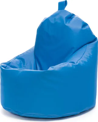 Produktbild von Ecopuf - Sitzsack Bean Bag, aus Kunstleder, 70 x 75 cm - Yoko Himmelblau E19