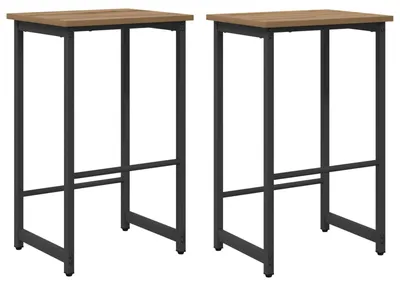Produktbild von Barhocker 2 Stk. Artisan-Eiche 40 x 32 x 74 cm Holzwerkstoff