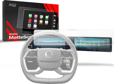 Produktbild von Matte Autodisplayfolie für SsangYong Torres 12,3" (2024-2025), Grizz Protector