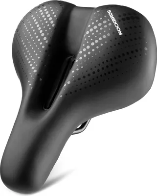Produktbild von Fahrradsattel Komfortabel Breit Fahrradsattel Atmungsaktiv Hohes Memory-Schaum Sattel für Stadtfahrrad-Trekking-Rennrad-MTB Männer Frauen Extra Komfort