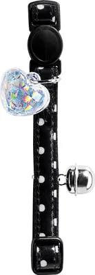 Produktbild von Hunter Katzenhalsband Glossy Dots schwarz