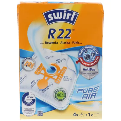 Obrázek produktu pro Vířivý sáček do vysavače R22 (F89 / Y103) MicroPor Plus pro vysavače Rowenta, Alaska a Fakir