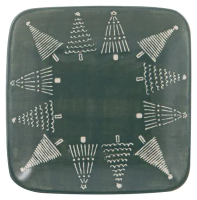 Imagen del producto de Ladelle Christmas Evergreen Quadratisch Teller 14x14x2cm 72003
