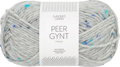 Produktbild von Sandnes Peer Gynt 50g - 100% Schurwolle lys gramelert bla tweed 1502