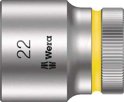 Productafbeelding van Wera Zyklop doppeninzetstuk, 1/2"-aandrijving, 22 mm