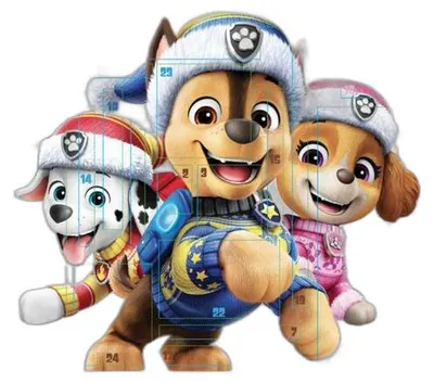 Obrázek produktu pro Paw Patrol Adventní kalendář s papírnickými potřebami