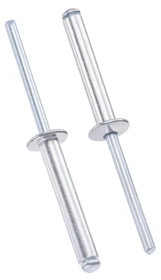 Zdjęcie produktu dla 60 sztuk aluminiowych nitów 5 mm x 30 mm do mocnych połączeń metalowych