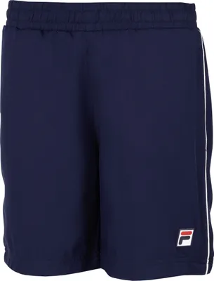 Imagen del producto de Pantalones cortos FILA para niños, modelo Leon, color azul marino, talla 152