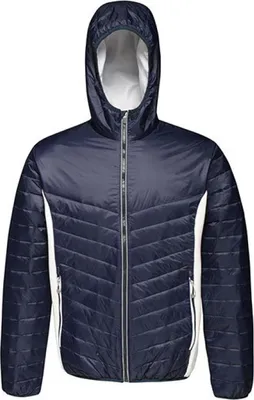 Produktbild von Herren Lake Placid Insulated Jacket - Farbe: Navy/White - Größe: L