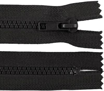 1 Reißverschluss Plastik-Kunststoff Profil 5mm 105 cm teilbar, schwarz