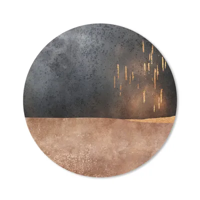 Produktbild von MuchoWow® Mauspad Mousepad Abstrakt - Gold - Design 20x20 cm - Mousepads - Maus Mat - Pad - Mausunterlage - Schreibtischmatte