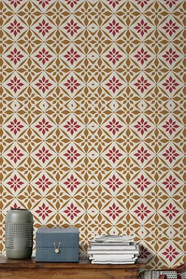 Produktbild von Coloray Fototapete 208x146 cm Vlies-Fototapete - Blumige designbrown.