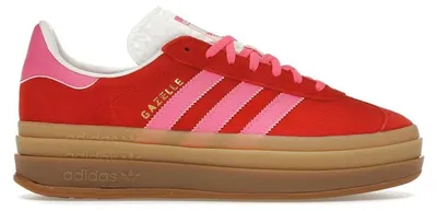 Produktbild von adidas Gazelle Bold Collegiate Red Lucid Pink (Women's) - EU 38